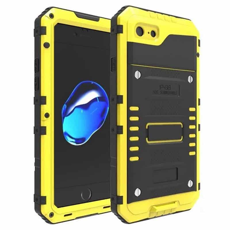 Outdoor Sports For iphone 7 Case Waterproof Cover For iphone 6 Case Metal Alloy for Apple 6S 6 7 Plus 7Plus Mobile Phone Cases